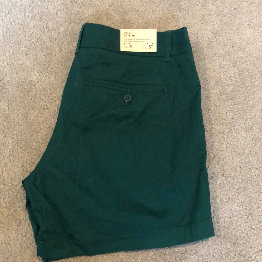 Emerald Green J. Crew Chino Short